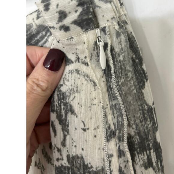 Coldwater Creek Silk Cotton Floral  Midi Skirt XL Y2K Boho Dark Romantic Fairy - Picture 7 of 14